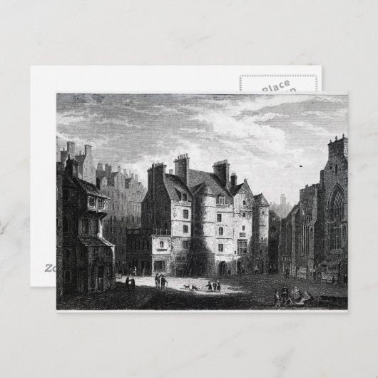 Old Tolbooth, Edinburgh Briefkaart (Voorkant / Achterkant)