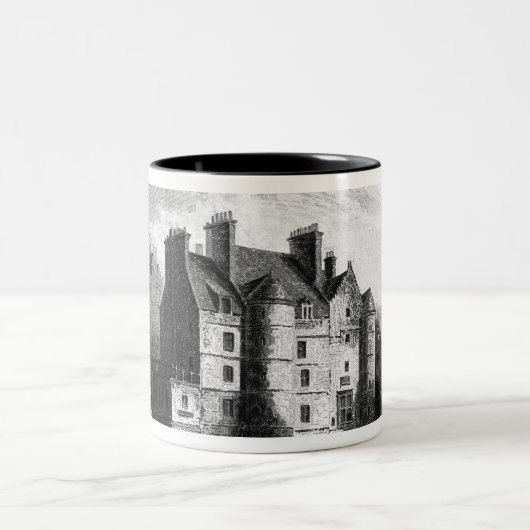 Old Tolbooth, Edinburgh Tweekleurige Koffiemok (Center)