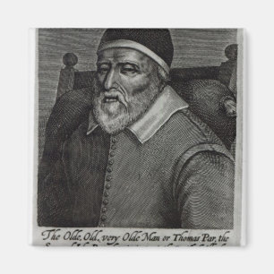Old Tom Parr, 1635 Magneet