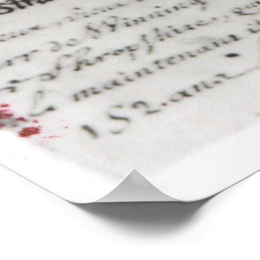 Old Tom Parr, 1635 Poster (Hoek)