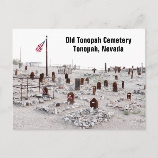 Old Tonopah Cemetery, NV Briefkaart (Voorkant)