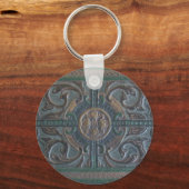 Old Tooled lether Journal Sleutelhanger (Voorkant)