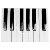 Old Torn Piano Keys Cool Fun Large Cadeautasje (Voorkant)