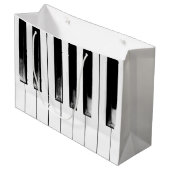 Old Torn Piano Keys Cool Fun Large Cadeautasje (Voorkant Gekanteld)