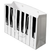 Old Torn Piano Keys Cool Fun Large Cadeautasje (Achterkant Gekanteld)
