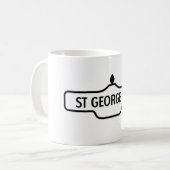 Old Toronto Street Sign - St George Street Koffiemok (Voorkant links)