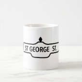 Old Toronto Street Sign - St George Street Koffiemok (Center)