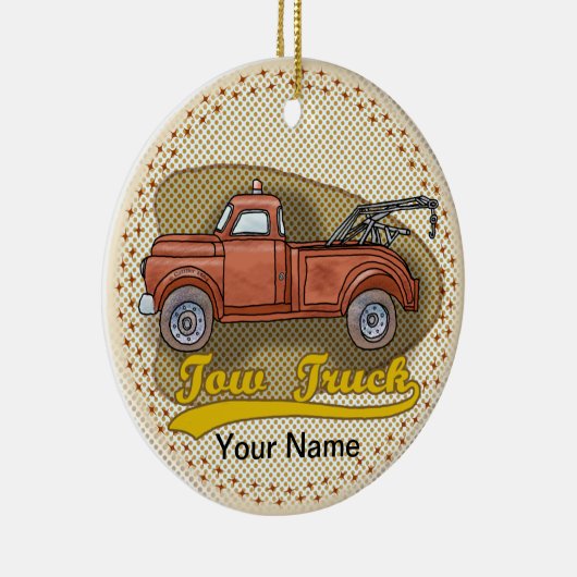 Old Tow Truck Ornament (Rechts)