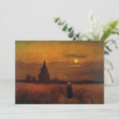 Old Tower In The Fields by Vincent van Gogh (Staand voorkant)