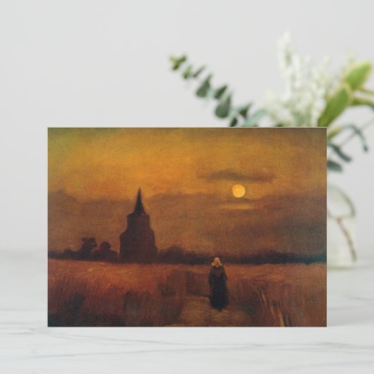 Old Tower In The Fields by Vincent van Gogh (Staand voorkant)