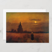 Old Tower In The Fields by Vincent van Gogh (Voorkant / Achterkant)