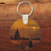 Old Tower In The Fields by Vincent van Gogh Sleutelhanger (Voorkant)