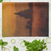 Old Tower In The Fields by Vincent van Gogh Theedoek (Gevouwen)