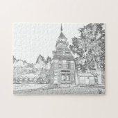 Old Town Auburn Firehouse Legpuzzel (Horizontaal)