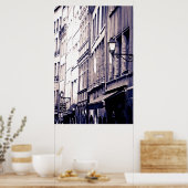 Old Town Buildings, Frankrijk Poster (Keuken)