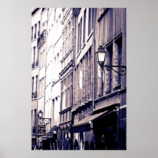 Old Town Buildings, Frankrijk Poster (Voorkant)