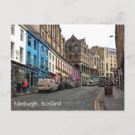 Old Town, Edinburgh, Schotland Briefkaart (Voorkant)