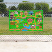 Old Town for Play 3x5 Banner (Insitu)