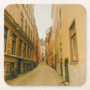 Old Town, Gamla Stan, Stockholm, Zweden Kartonnen Onderzetters