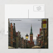 Old Town, Gdansk Poland, Foto O... Briefkaart (Voorkant / Achterkant)