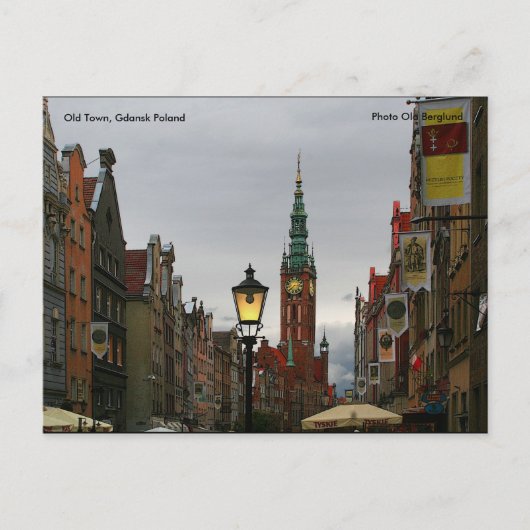 Old Town, Gdansk Poland, Foto O... Briefkaart (Voorkant)