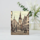 Old Town Hall, München, Beieren, Duitsland magnifi Briefkaart (Staand voorkant)