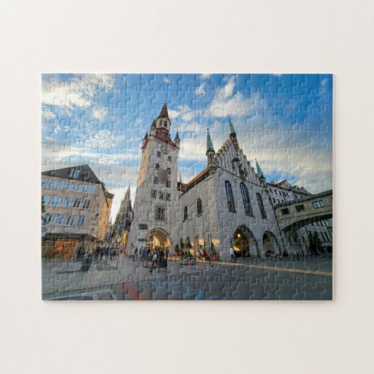 Old Town Hall, München, Duitsland Legpuzzel (Horizontaal)