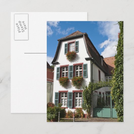 Old Town Heidelberg, Duitsland Briefkaart (Voorkant / Achterkant)