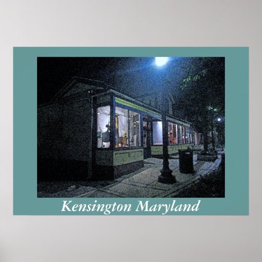 Old Town Kensington Maryland Poster (Voorkant)