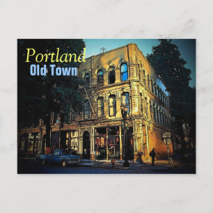 Old Town Portland Briefkaart