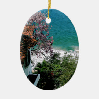 Old Town Puerto Vallarta Keramisch Ornament