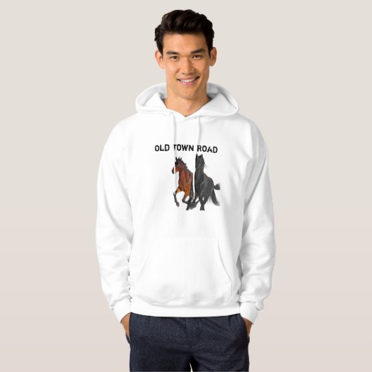 Old Town Road hoogha Hoodie (Voorkant volledig)