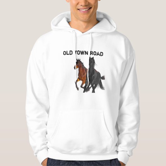 Old Town Road hoogha Hoodie (Voorkant)