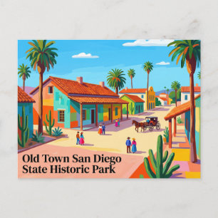 Old Town San Diego State Historic Park Californië Briefkaart