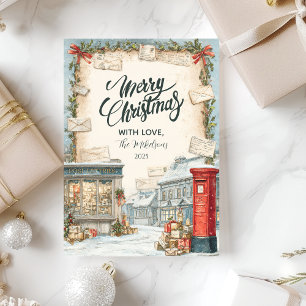 Old Town Square Vakantie Feestdagenkaart