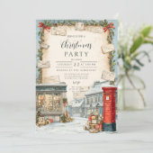 Old Town Square Vakantie Kaart (Staand voorkant)