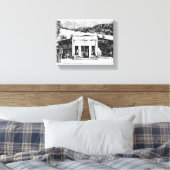 Old Town Store Canvas Afdruk (Insitu (Slaapkamer))