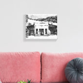 Old Town Store Canvas Afdruk (Insitu (Woonkamer))