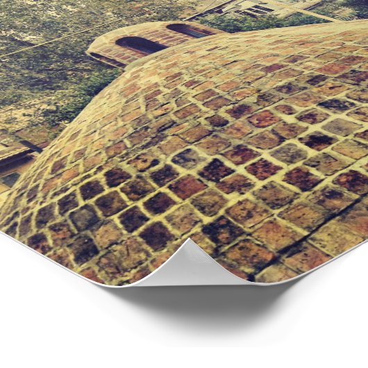 Old Town Tbilisi, Georgia - poster (Hoek)