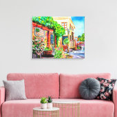 Old Town Temecula Ca. Canvas Afdruk (Insitu (Woonkamer))