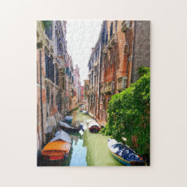 Old Town Venice Canal & boten, Venezia Italië Legpuzzel