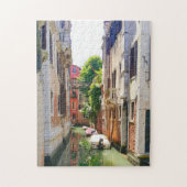 Old Town Venice Canal, romantic Italy scene Legpuzzel (Verticaal)