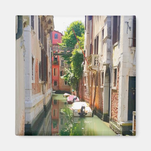 Old Town Venice Canal, romantic Italy scene Magneet (Voorkant)