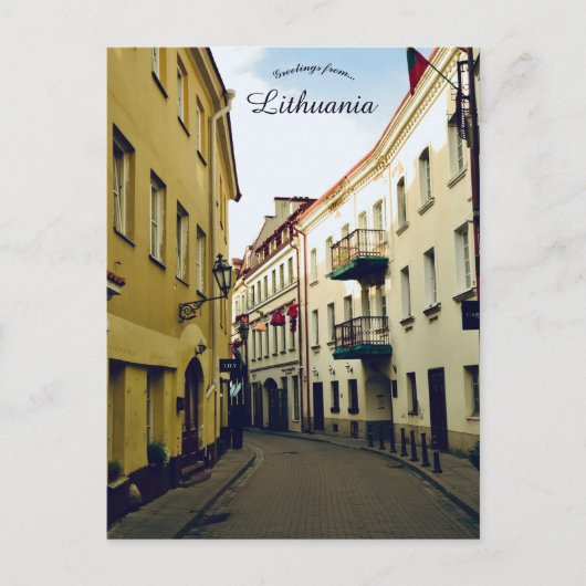 Old Town Vilnius Lithuania Briefkaart (Voorkant)