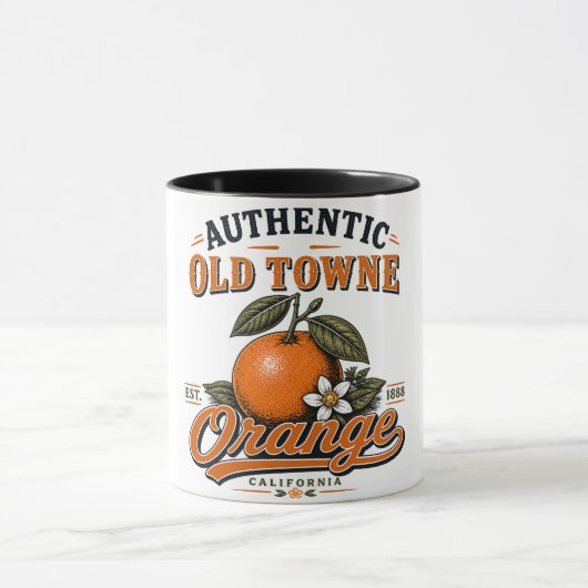 Old Towne Orange Klassieke Mok (Midden)