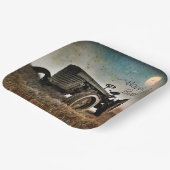 Old Tractor Birthday Papieren Bordje (Gebogen)