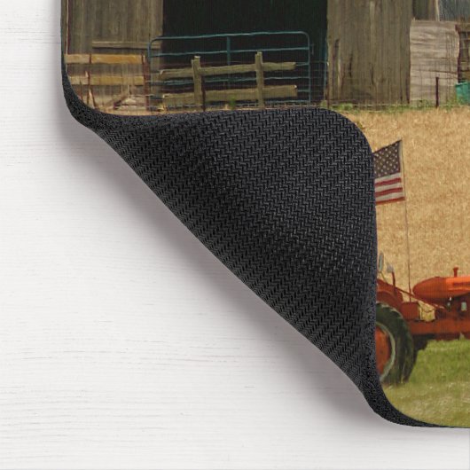 Old Tractor Patriotic Mousepad: Allis Chalmers Muismat (Hoek)