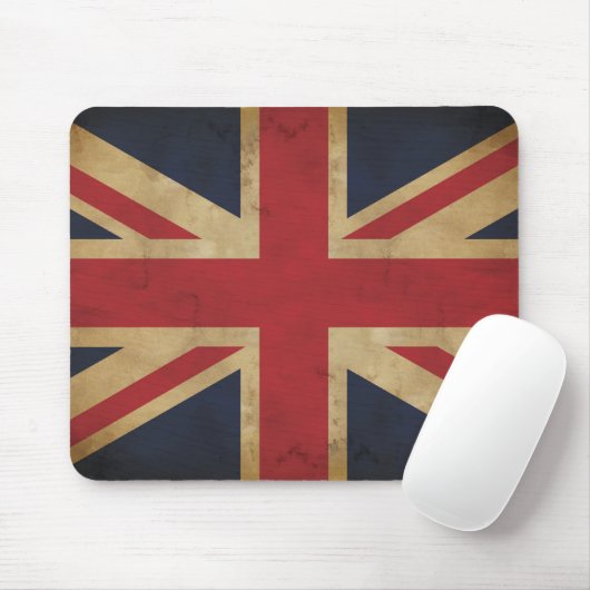 Old Traditional Union Jack Mousepad Muismat (Met muis)