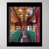 Old Train Interior Photo Poster (Voorkant)