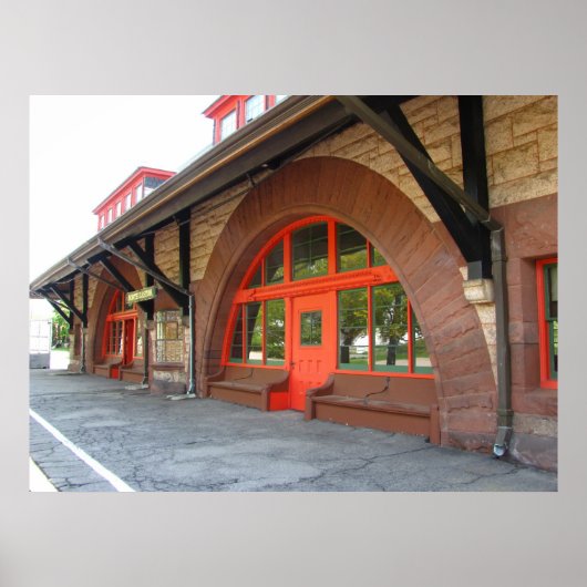 Old Train Station ~ print (Voorkant)